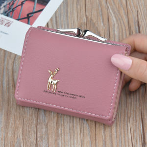 Cute Cartoon Short Wallet for Women  Style Student Simple Fashion Korean Version 2024 New Arrival MURDURAS PU Leather