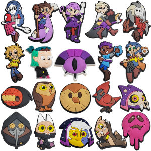 Disney | 20pcs The Owl House Shoe Charms PVC Shoes Decoration Bracelet Wristband Sandal shoe Accessories Buckle for Kids Gifts