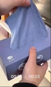 [20 Lembar] Tissue Kain Lap Piring Meja Dapur Reusable Bisa Digunakan Kembali / Tisu Kain Lap Serap Minyak Isi 20 Pcs