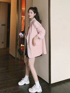 Pink Sweet Anti-Aging Womens Suit Jacket Spring New Korean Style Gentle Small Size Versatile Commuting West Coat