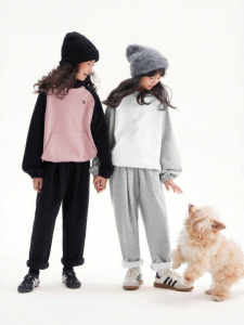LOVESASAKIDS | Soft Fleece Loose Shoulders Sweatshirt and Pants Set