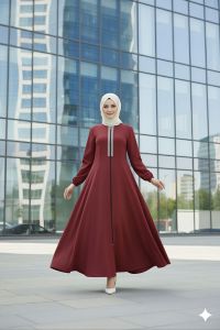 new gamis zipper asri pull dress gamis perempuan muskimah