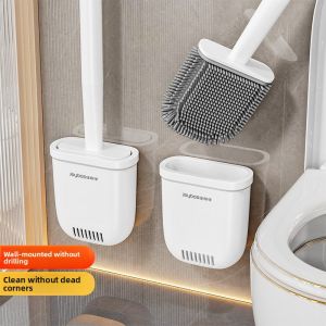 JOYBOS | No-Dead-Corner Long Handle Wall-Hanging Toilet Brush