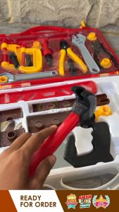 Mainan Toolset Koper Besar KGP - Mainan Alat Pertukangan Perkakas Koper - Mainan Peralatan Arsitek Cilik
