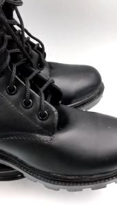 TER POPULER CUERO sepatu pdl kulit boot SERAGAM HITAM SEKOLAHANTI SLIP SOL KARET MENTAH ANTI SLIP