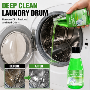 180ml Washer Cleaner Liquid Removes Long-Term Dirt Odor and Residue from Washing Machine Tubs