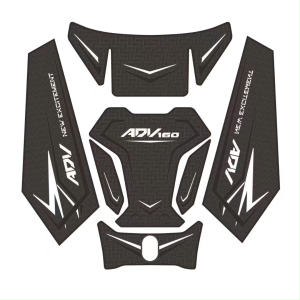 Premium Rubber Tank Pads for Honda ADV 160 | 10-Piece Thick Embossed Protector Set (Made in Thailand)