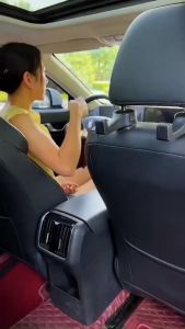 Móc treo đồ trên ô tô gài trước sau ghế kèm giá đỡ kẹp điện thoại trên xe tiện lợi thiết kế chắc chắn cao cấp