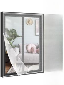 Easy Install No Drilling Mosquito Proof Thickened Magic Stick Window Screen Curtain Home Pest Control Kitchen Utensils