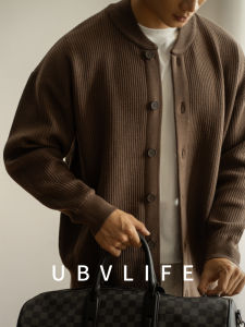 UBV | 14-Gauge Leisure Tencel Wool Mens Sweater
