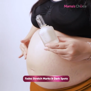 Mamas Choice Stretch Mark Serum for Pregnancy Alcohol-free Paraben-free Halal & Natural Skincare Safe