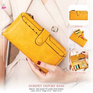 PROMO COD Dompet Keren Matt PU Leather Import High Quality Dompet Import R940 Koleksi Tas Kerenz