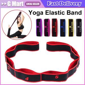 Dance Yoga Elastic Bands Auxiliary Stretching Belt Adult Latin Training Bands Latex Pilates Fitness Exercise Resistance Band