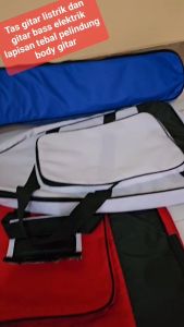 Tas Gitar Listrik Bass Elektrik Softcase Bahan Tebal Anti Air Akustik 3/4 Jumbo Waterproof Murah COD