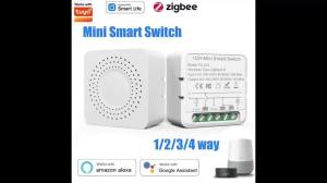 Tuya Smart ZigBee Switch Smart Life App Remote Module 100-240V 1/2/3CH ZigBee Relay Breaker Works with Alexa Google Assistant