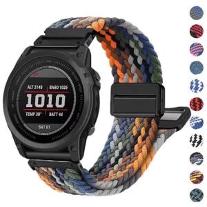 QuickFit Nylon Strap For Garmin Fenix 8 51 7 7X Pro 6 6X 5 5X Plus Tactix7 22 26mm SmartWatch Wristband For Garmin Epix Bracelet