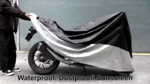 Universal Motorcycle Cover Waterproof 3XL Model Motor Cover Outdoor Dust Protection Rainproof UV Protective Hood With Bag All Weather For NMAXAEROXXMAX DuhanBig bikePCX BEAT GRAVIS GENIO MIO CLICK and Other With Top Box Motorcycle Bicy