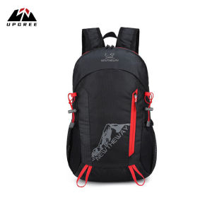 UPGREE เดินป่ากลางแจ้งกระเป๋าเดินทางกันน้ำกระเป๋าเป้ผู้ชายกระเป๋าเป้สะพายหลังขนาดใหญ่น้ำหนักเบากีฬากระเป๋าเป้สะพายหลังสะพายหลังสบาย ๆ กระเป๋าโรงเรียนสำหรับผู้ชายผู้หญิงตั้งแคมป์กระเป๋า