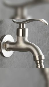 Borong365 SUS 304 Water Faucet Washing Machine Faucet Wall Bib Tap Keran Mesin Basuh Paip Sinki Air 水龙头