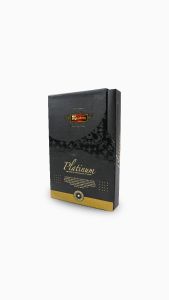 Sarung KETJUBUNG PLATINUM Gold Motif SPP Songket Pancingan Polos Hitam Putih