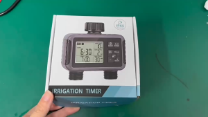 RCYAGO Outdoor Automatic Watering Timer Dual-Hole Irrigation System for Gardens and Lawns - Programmable Sprinkler Controller for Efficient Watering