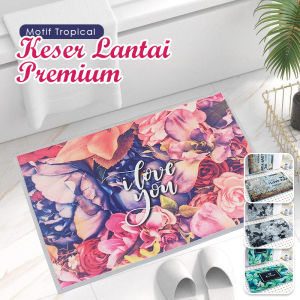 COD Keset Lantai Anti Slip Menyerap Air Ukuran 40 X 60 Cm / Keset Lantai Motif Premium Quality Keset Kamar Mandi Keset Kaki Kamar Tidur Keset Dapur Elap Motif Lucu (DD-5)Foot cloth Kamar Mandi Serap Air Floor Mat ALAS KAKI TERMURAH
