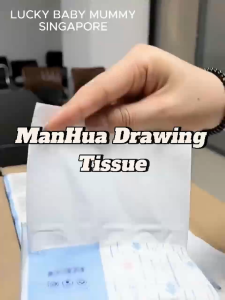 ManHua Blue Series 5-Ply 400 Sheets/Pack Thick Facial Tissue / Soft Tissue Paper / Travel Essential