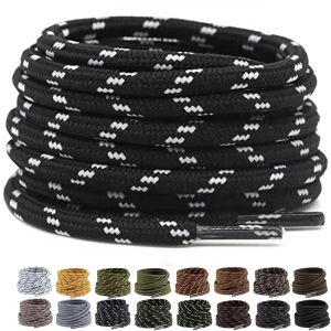 1Pair Round Shoelaces Outdoor Hiking Sports Shoe Laces Kids Sneakers Shoe lace Length 100/120/140/160CM Lacets Baskets 19 Colors
