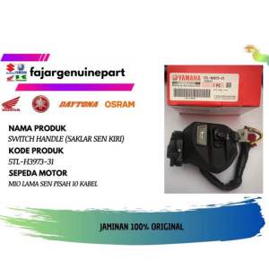 SWITCH HANDLE SAKLAR SEN SAKLAR KIRI MIO LAMA 2004-2007 10 KABEL 5TL-H3973-31 YGP