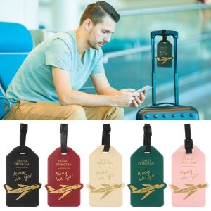 FUDESHE ID Aeroplane Name Luggage  Tags Bag Tag Baggage Labels Suitcase Labels
