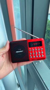 Đài Radion rẻ nhất FM Craven CR26 Nghe Nhạc MP3 Nghe Đài Tích Hợp Đèn Led Kết Nối USB Dễ Dàng Nghe Thời Sự Giải Trí Tiện Lợi