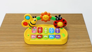 4 Modes Baby Electric Musical Insect Piano Removable Sensory Early Educational Toys Gift Mainan Bayi