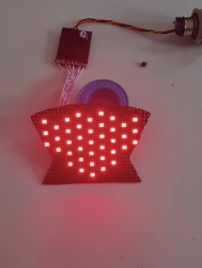Stoplamp Running Full Merah Beat FI Lama 2012-2016 8 mode dan 10 mode Automatis PNP