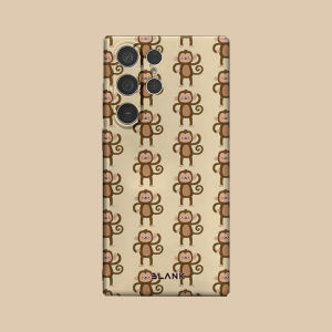 Mocha Wavy Lines For Samsung Galaxy S26 S25 S24 A56 A36 Phone Case Protection Cover for Women Girl Blank