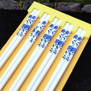 Mold Resistant Food Grade Premium Bone China Chopsticks Slip-resistant
