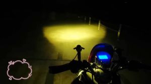 Đèn trợ sáng xe máy FX02 - 35W bi led cao câp + Mạch passing auto mẫu mới loại tốt siêu bền