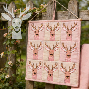 YOMDID 6pcs Adorable Giraffe Patchwork Template DIY Deer Sewing Templates - Precision Sewing and Mending Tools