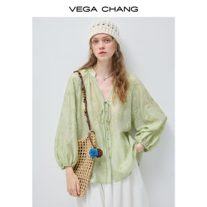 VEGA CHANG | Áo Blouse Dáng Dễ Thương Tay Lồng Thông Gió