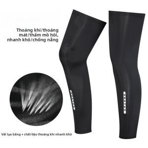 Quần Legging Chống Nắng Bằng Lụa Băng Cho Nam Mùa Hè Quần Legging Xe Đạp Ngoài Trời Câu Cá Bảo Vệ Chân Họa Tiết Hình Học