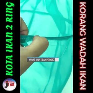 KOJA IKAN WARING KASA HIJAU KORANG IKAN KASA HIJAU TInggi 1 Meter lebar 50cm