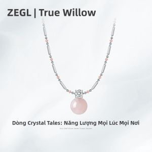 zengliu | Dây Chuyền Thạch Anh Vàng Thiên Nhiên Sang Trọng Nhẹ Nhàng