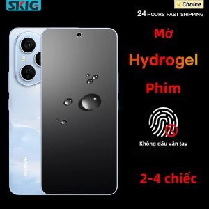 2-4 Miếng Dán Bảo Vệ Màn Hình Mờ Hydrogel Cho Honor Models Ultra Pro Plus SE Lite - Kính Cường Lực Chống Trầy Xước Chống Vân Tay Không Kính Cường Lực