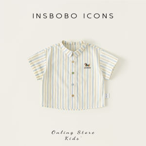 insbobo | Trendy Striped Boy Shirt New Summer Style