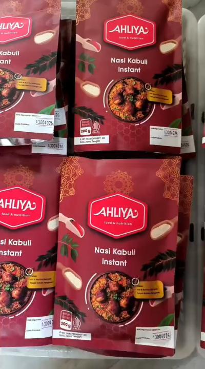 AHLIYA  Basmati Instan KABULI 200 gr (basmati+ bumbu)