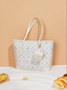 Miffy | Large Capacity Commuter Plaid Tote Bag For Women