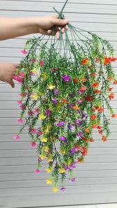 Chùm hoa anh đào treo tường VI166 ( hoa nhựa 45 bông dài 79cm) hoa giả trang trí