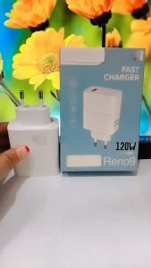 Batok Adapter OPP RENO 9 120W Super VOOC Support Fast Charging