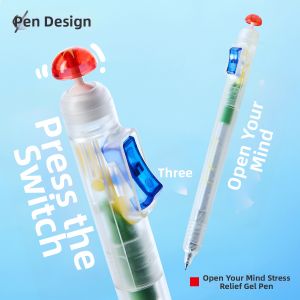 BIFANGSHUO | Stress-Relief Push Retractable Ballpoint Pen