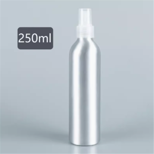 Light-Proof Aluminum Spray Bottle for Alcohol Disinfectant Liquid Water Spraying Metal Empty Spray Pot for Personal Hygiene Travel
