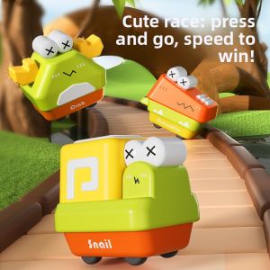 JIFANPAUL | Push-and-Go Inertial Car Toy Cartoon Crocodile Racer Baby Gift